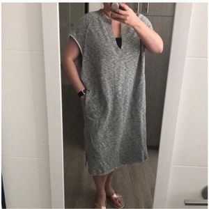 Free People Intimately Grey Sweatshirt Dress